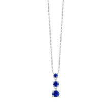 Cargar imagen en el visor de la galería, Collana da donna in acciaio con zirconi Luca Barra CK2165
