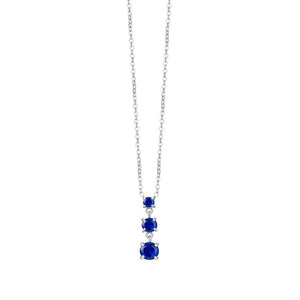 Collana da donna in acciaio con zirconi Luca Barra CK2165
