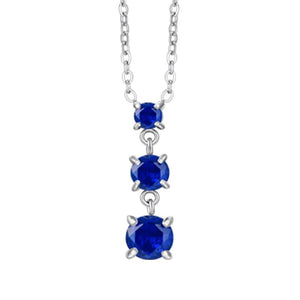 Collana da donna in acciaio con zirconi Luca Barra CK2165