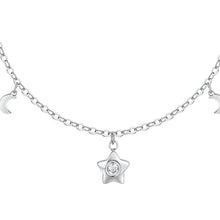 Cargar imagen en el visor de la galería, Collana da donna in acciaio con stella e zircone Luca Barra CK2168
