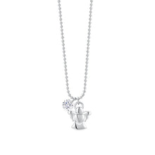 Cargar imagen en el visor de la galería, Collana da donna in acciaio con angelo e zircone Luca Barra CK2170
