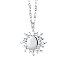 Cargar imagen en el visor de la galería, Collana da donna in acciaio con sole Luca Barra CK2175
