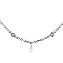 Cargar imagen en el visor de la galería, Collana da donna in acciaio con perle Luca Barra CK2187
