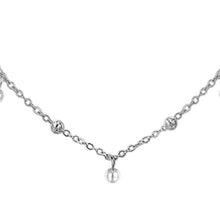 Cargar imagen en el visor de la galería, Collana da donna in acciaio con perle Luca Barra CK2188
