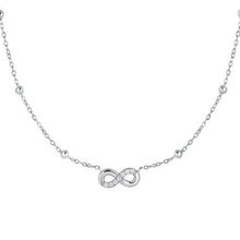 Load image into Gallery viewer, Collana da donna in acciaio con infinito in zirconi Luca Barra CK2202
