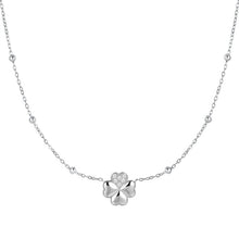 Carica l'immagine nel visualizzatore di Gallery, Collana da donna in acciaio con zirconi Luca Barra CK2204
