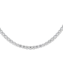 Carica l'immagine nel visualizzatore di Gallery, Collana tennis da donna in acciaio con zirconi Luca Barra CK2206
