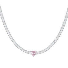 Load image into Gallery viewer, Collana da donna in acciaio con zircone Luca Barra CK2251
