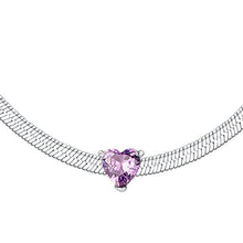Cargar imagen en el visor de la galería, Collana da donna in acciaio con zircone Luca Barra CK2252
