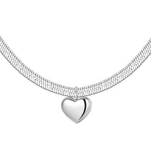 Carica l'immagine nel visualizzatore di Gallery, Collana da donna in acciaio con cuore Luca Barra CK2258
