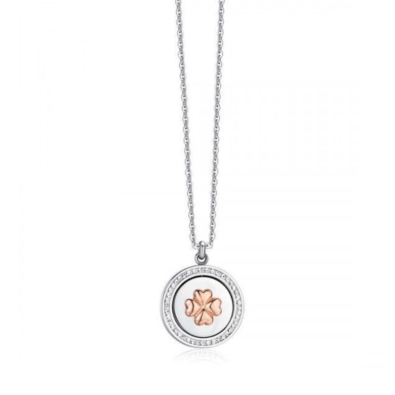 Collana da donna in acciaio con Pendente Luca Barra CK975