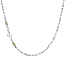 Load image into Gallery viewer, Collana da uomo in acciaio con ancora Luca Barra CL376
