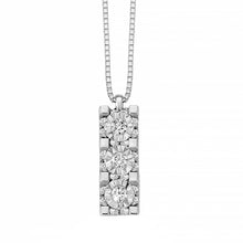 Carica l'immagine nel visualizzatore di Gallery, Collana Da Donna in oro bianco Miluna Brillanti CLD4485

