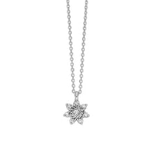 Cargar imagen en el visor de la galería, Collana da Donna in oro bianco Punto Luce Miluna CLD4830
