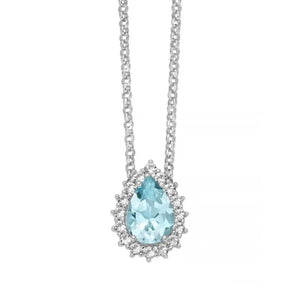 Collana da donna in argento con topazio Miluna CLD4836