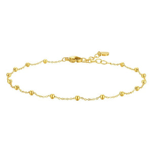 Cavigliera da donna in acciaio dorato Luca Barra CV165