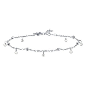 Cavigliera da donna in acciaio Luca Barra CV174