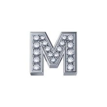 Carica l&#39;immagine nel visualizzatore di Gallery, Elements DonnaOro Lettere in oro bianco e diamanti
