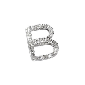 Charm Elements lettera B in Oro bianco e diamanti DCHF5063B.006