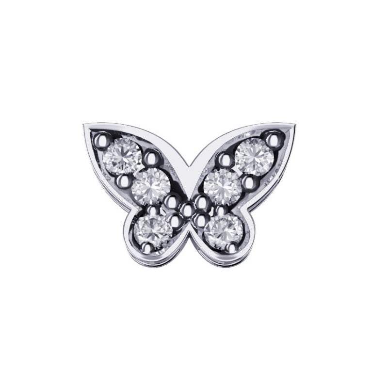Charm Elements simboli Farfalla in Oro bianco e diamanti DCHF6531.002