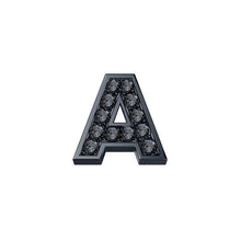Load image into Gallery viewer, Elements DonnaOro Lettere in oro brunito e diamanti

