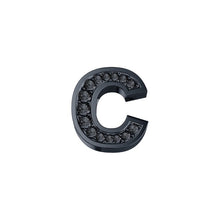 Load image into Gallery viewer, Elements DonnaOro Lettere in oro brunito e diamanti

