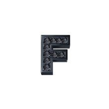 Load image into Gallery viewer, Elements DonnaOro Lettere in oro brunito e diamanti
