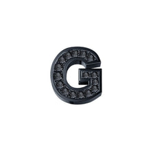Load image into Gallery viewer, Elements DonnaOro Lettere in oro brunito e diamanti

