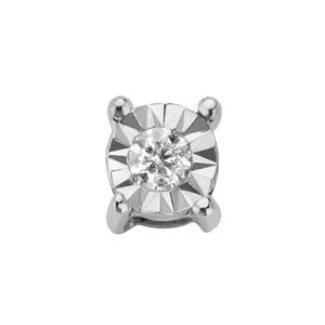 Charm Elements Punto Tondo in Oro bianco e diamante DCHF8526.002