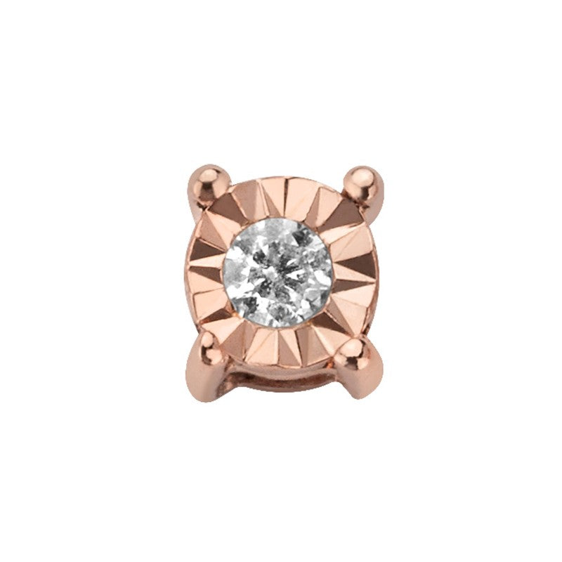 Charm Elements Punto Tondo in Oro rosa e diamante DCHF8527.002