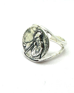 Anello San Francesco Da Paola in argento 925 Cod. 980