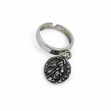 Cargar imagen en el visor de la galería, Anello San Francesco di Paola in Argento con medaglia pendente code FDA70026
