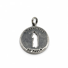 Carica l'immagine nel visualizzatore di Gallery, Medaglia San Francesco di Paola in argento 925 millesimi Cod. FDA70011
