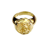 Cargar imagen en el visor de la galería, Anello San Francesco da Paola in Argento placcato oro code 77388
