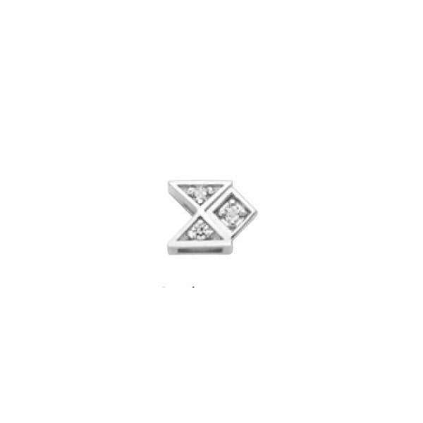 Charm Elements donna oro in oro bianco e diamante ECF11719.002