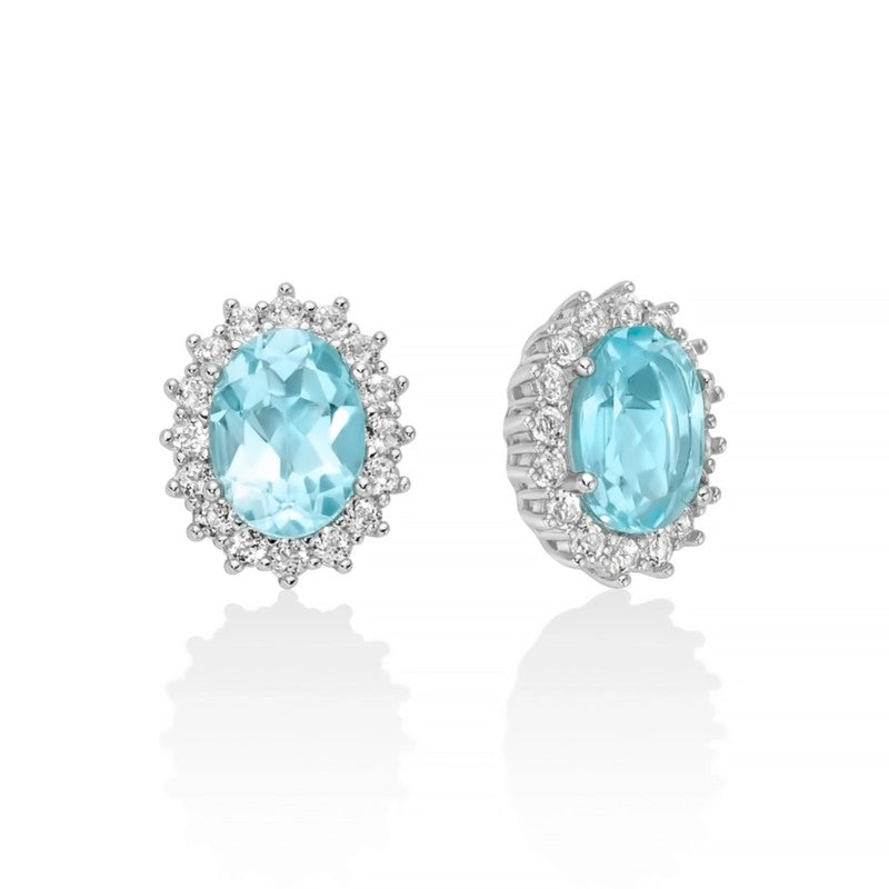 Orecchini da Donna in argento gemma del cielo Miluna ERD3121