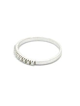 Carica l'immagine nel visualizzatore di Gallery, Veretta in oro bianco 9KT con Diamanti naturali ct.0,09 code 9K/VEB01/13
