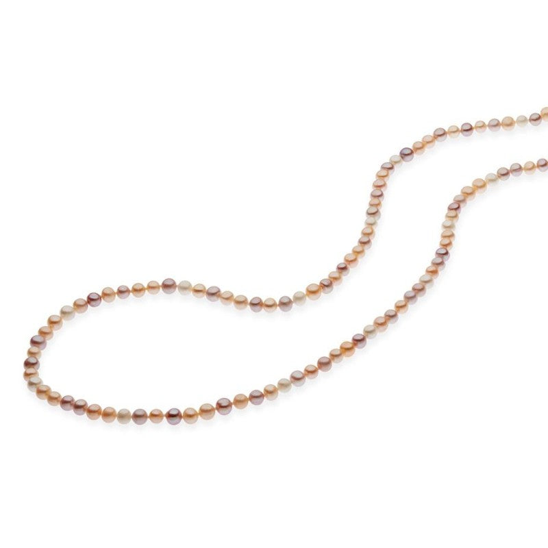 Collana da donna in oro bianco Fantasie di perle Comete FBQ 119