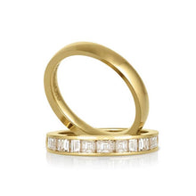Carica l&#39;immagine nel visualizzatore di Gallery, Anelli Fedi “Vittoria” in oro e diamanti di Donna Oro
