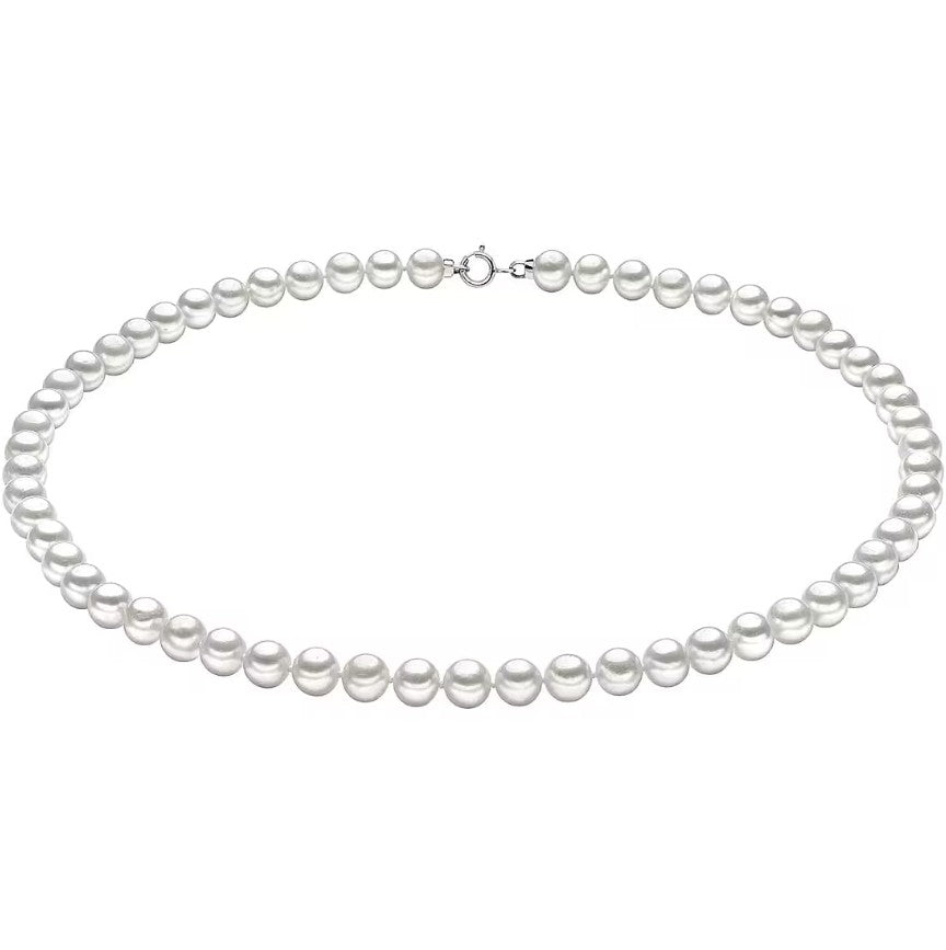 Anello da donna in oro bianco con perle Comete Easy Basic FWQ 106 AM45