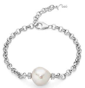 Bracciale donna Miluna Giochi Di Perle in argento con perla e topazi PBR3547B