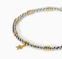 Carica l&#39;immagine nel visualizzatore di Gallery, Bracciale da donna della collezione Mabina Little Mix in argento placcato oro con stella 533840
