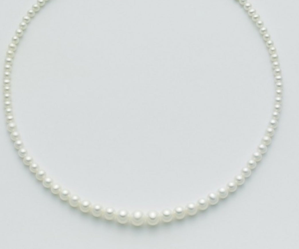 Collana Donna Miluna Oro Bianco 18 Kt Perle  PCL2211