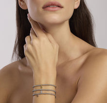 Carica l&#39;immagine nel visualizzatore di Gallery, Bracciale da donna della collezione Mabina Little Mix in argento placcato oro con stella 533840
