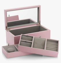 Carica l'immagine nel visualizzatore di Gallery, Pandora Grande portagioie Rosa in Legno con specchio
