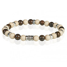 Cargar imagen en el visor de la galería, Bracciale unisex elastico in argento 925 con Dure Gerba GE/762
