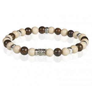 Bracciale unisex elastico in argento 925 con Dure Gerba GE/762