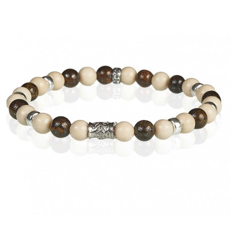 Bracciale unisex elastico in argento 925 con Dure Gerba GE/762