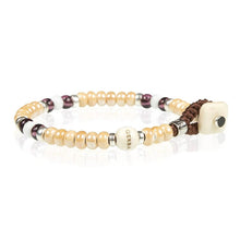 Cargar imagen en el visor de la galería, Pulsera Hombre Arandela Cerámica 01 Gerba GE/WHITE&amp;SAND01

