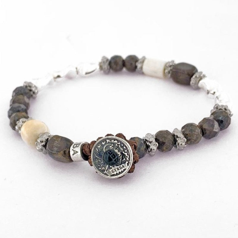 Bracciale Unisex in argento 925 Pietre Naturali Gerba GE/MYLAND22